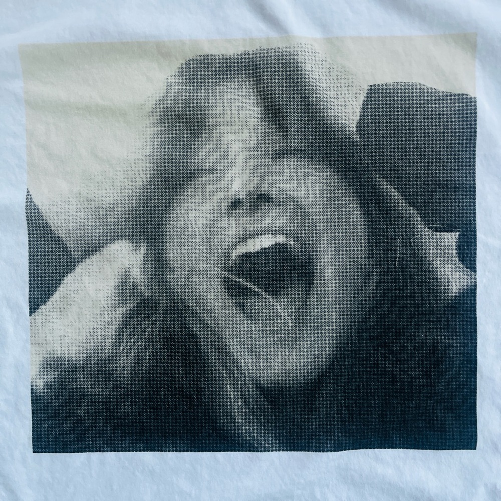 Monochrome Joyful White T-shirt